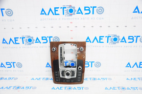 Multimedia control Audi Q7 4L 10-15 with overlay, swollen chrome
