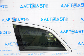 Rear left fixed glass window Audi Q7 4L 10-15 with moldings