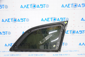Rear left fixed glass window Audi Q7 4L 10-15 with moldings