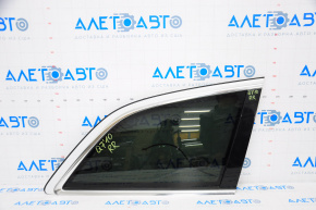 Window blind glass rear right Audi Q7 4L 10-15 with moldings