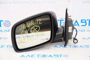 Left side mirror assembly Dodge Journey 11-15 5 pins, heated, silver