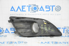Front left fog light frame Ford C-max MK2 13-18 usa with chrome ring, scratch