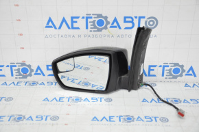 Left side mirror complete Ford C-max MK2 13-18 7 pins, turn signal, heated, black UH