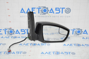 Side mirror right complete Ford C-max MK2 13-18 9 pins, turn signal, heated, black UH