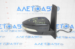 Side mirror right complete Ford C-max MK2 13-18 9 pins, turn signal, heated, black UH