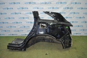 Quarter wing rear left Acura MDX 14-20 black, butt