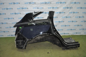 Quarter wing rear right Acura MDX 14-20 black, pokes
