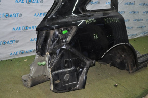 Quarter wing rear right Acura MDX 14-20 black, pokes
