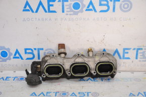 Collector intake lower part left complete Audi Q7 4L 10-15 with fuel rail and sensor