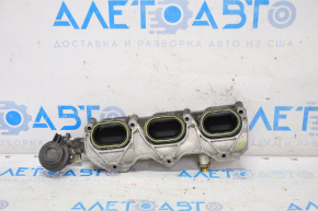 Collector intake lower part right complete Audi Q7 4L 10-15 with fuel rail