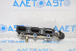 Collector intake lower part right complete Audi Q7 4L 10-15 with fuel rail