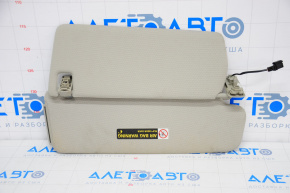 Left visor Audi Q7 4L 10-15 gray