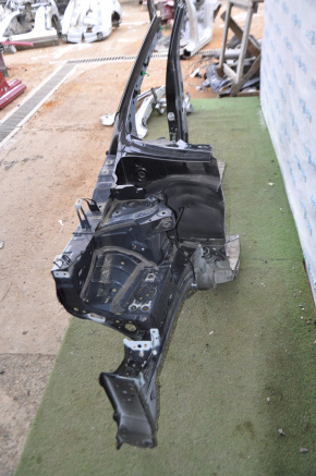 Front right quarter with center pillar Nissan Rogue 14-20 black