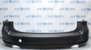 Bare rear bumper Subaru Forester 14-18 SJ without parking sensors, graphite, scratches