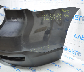 Bare rear bumper Subaru Forester 14-18 SJ without parking sensors, graphite, scratches