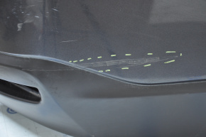 Bare rear bumper Subaru Forester 14-18 SJ without parking sensors, graphite, scratches