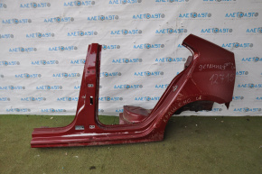 Quarter wing rear left VW Jetta 11-18 USA red sunset with B-pillar