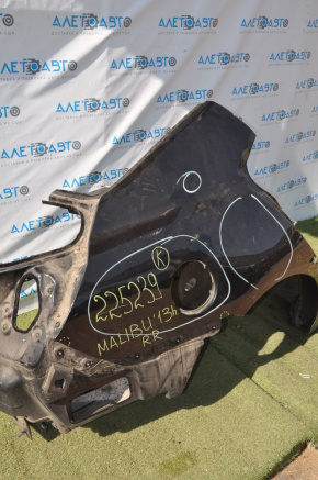 Quarter wing rear right Chevrolet Malibu 13-15 graphite, small bumps