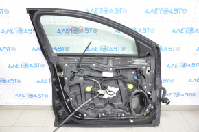 Door assembly front left Chrysler 200 15-17 black PX8, dents