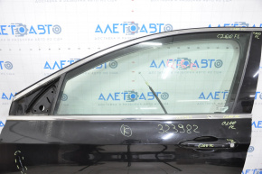 Molding door-glass central front left Chrysler 200 15-17 chrome, butt