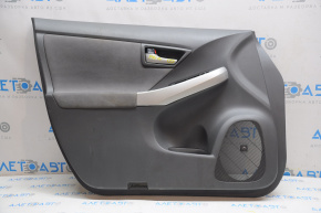 Door trim card front left Toyota Prius 30 10-11 gray with gray insert cloth, scratches, without reflector, for dry cleaning