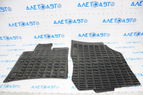 Set of floor mats for Audi Q7 4L 10-15 rubber black