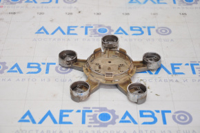 Central cap for Audi Q7 4L 10-15 disk darkened chrome, chip, 150mm