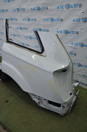 Quarter wing rear left Audi Q7 4L 10-15 white