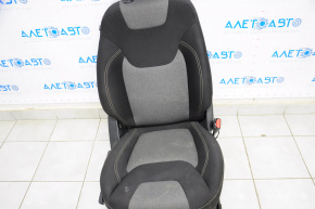 Passenger seat Jeep Cherokee KL 14-15 without airbag, mechanical, cloth black with gray inserts