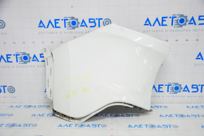 Rear bumper bare left fang Jeep Cherokee KL 14-18 white broken mount, fracture