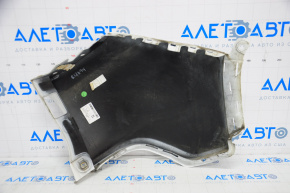 Rear bumper bare left fang Jeep Cherokee KL 14-18 white broken mount, fracture