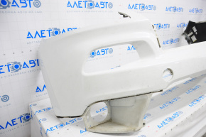 Bare front bumper upper part Jeep Cherokee KL 14-18 without parking sensors, under the plug towing hook, white
