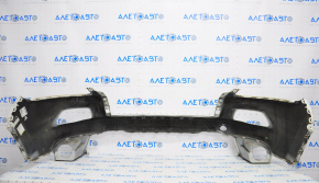 Bare front bumper upper part Jeep Cherokee KL 14-18 without parking sensors, under the plug towing hook, white