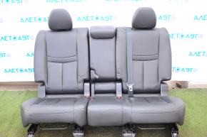 Rear row of seats 2 row Nissan Rogue 14-15 leather black