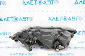 Front right headlight Nissan Rogue 14-16 complete LED, for polishing