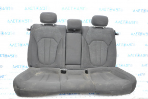 Rear row of seats 2 row Chrysler 200 15-17 cloth black