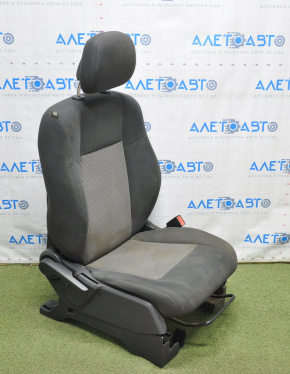 Passenger seat Jeep Patriot 11-14 without airbag, mechanical, cloth black, for dry cleaning