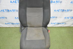 Passenger seat Jeep Patriot 11-14 without airbag, mechanical, cloth black, for dry cleaning