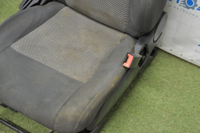 Passenger seat Jeep Patriot 11-14 without airbag, mechanical, cloth black, for dry cleaning