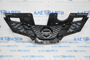 Radiator grill grill Nissan Rogue 14-15 without camera with emblem, scratch
