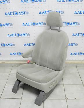 Driver's seat Toyota Sienna 11-14 without airbag, electric, velour gray