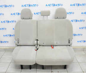 Rear row of seats 3rd row Toyota Sienna 11-14 velour gray, mechanical, for dry cleaning