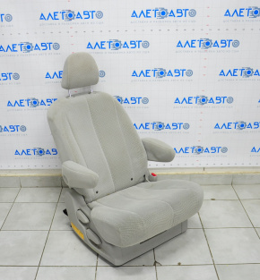 Rear row of seats right 2nd row Toyota Sienna 11-20 velour gray, for 7 seats