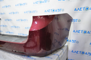 Rear bumper bare Toyota Sienna 11-20 L, LE, XLE, red, crack crepe, scratch