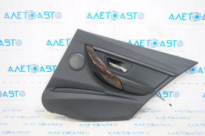 Door trim card rear right BMW 3 F30 12-18 black
