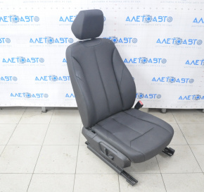 Passenger seat BMW 3 F30 12-18 with airbag, electric, leather black
