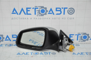 Left side mirror complete BMW 3 F30 4d 13-18 usa 5 pins, matt mount, turn signal, silver