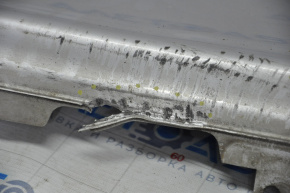 Right threshold BMW 3 F30 12-18 silver A83, tears, scuffed