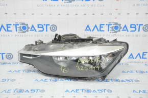 Headlight front left bare BMW 3 F30 12-15 halogen without fastening, spider web