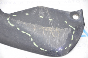 Front bumper lip left Ford Fusion mk5 13-16 black, worn